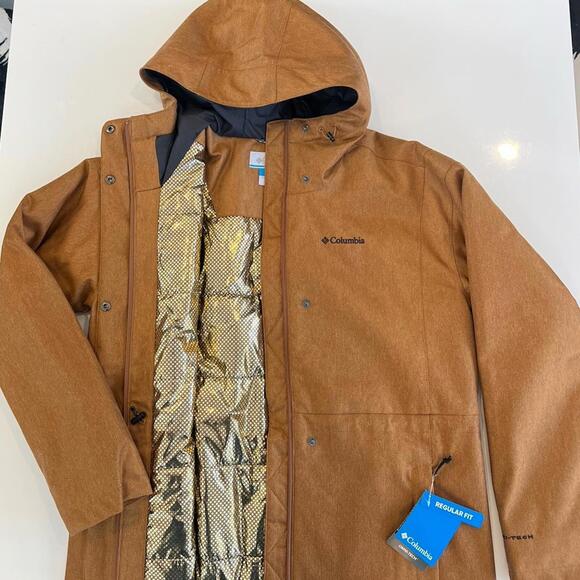 $170 Columbia Women's Portland Point Parka Brown Medium NWT - Picture 7 of 15